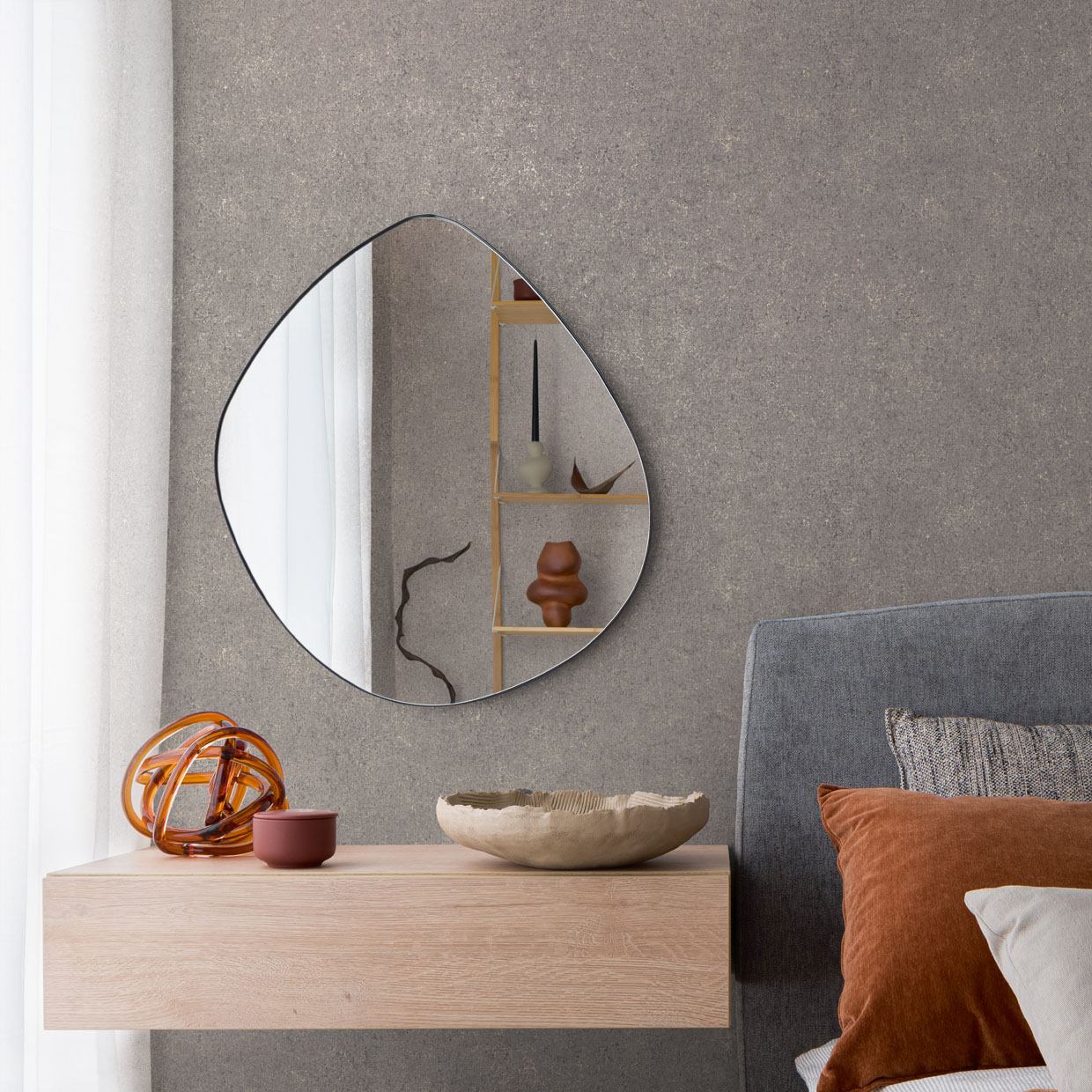 Обои Loymina Terra Granite TER3 011 10,05×1 фото в интерьере